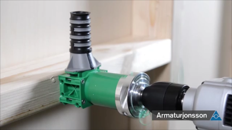 Ny Sanipex veggboks og bokskutter.