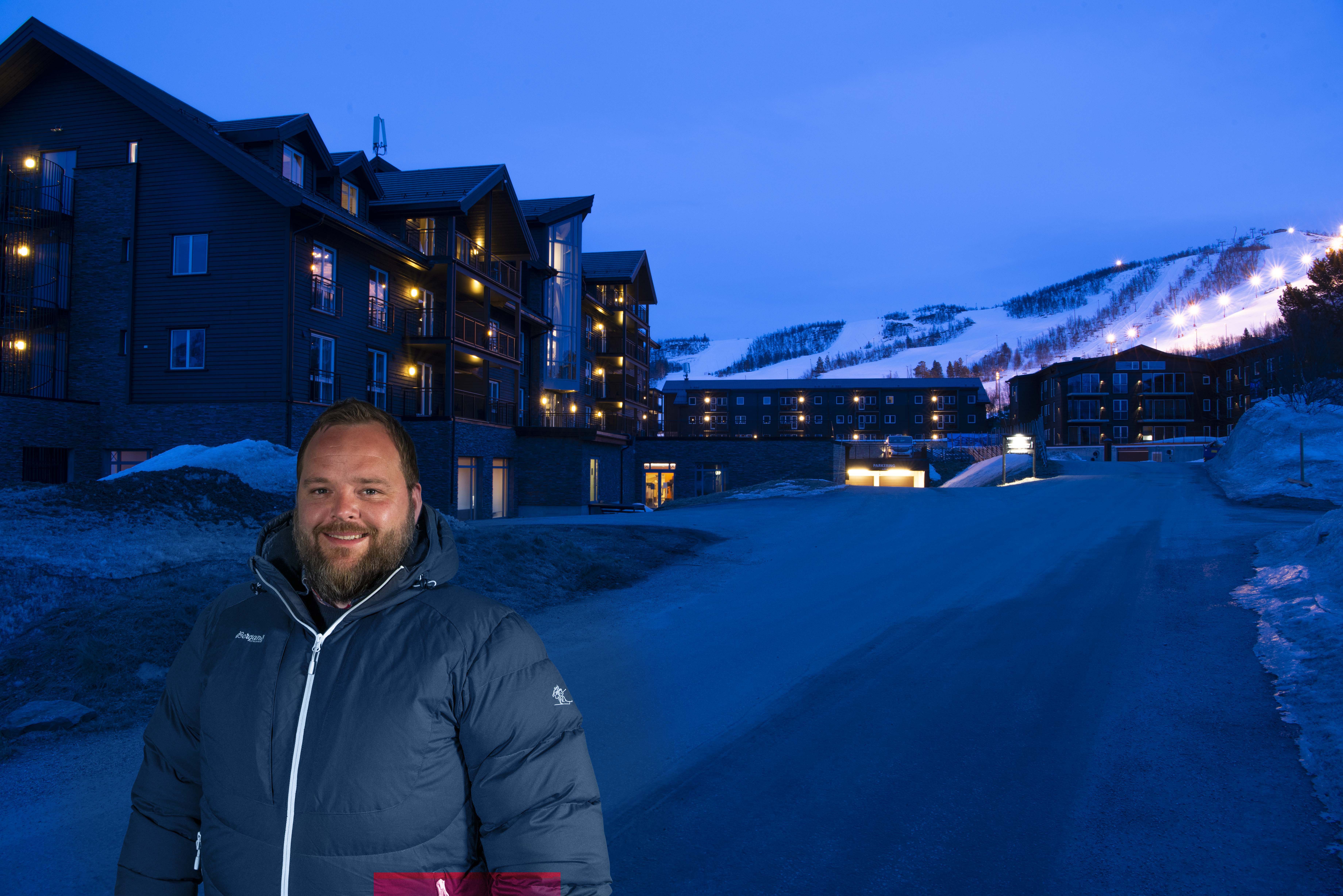 Marius Ellefsen, distriktsansvarlig BuVeTe, på Vestlia Resort