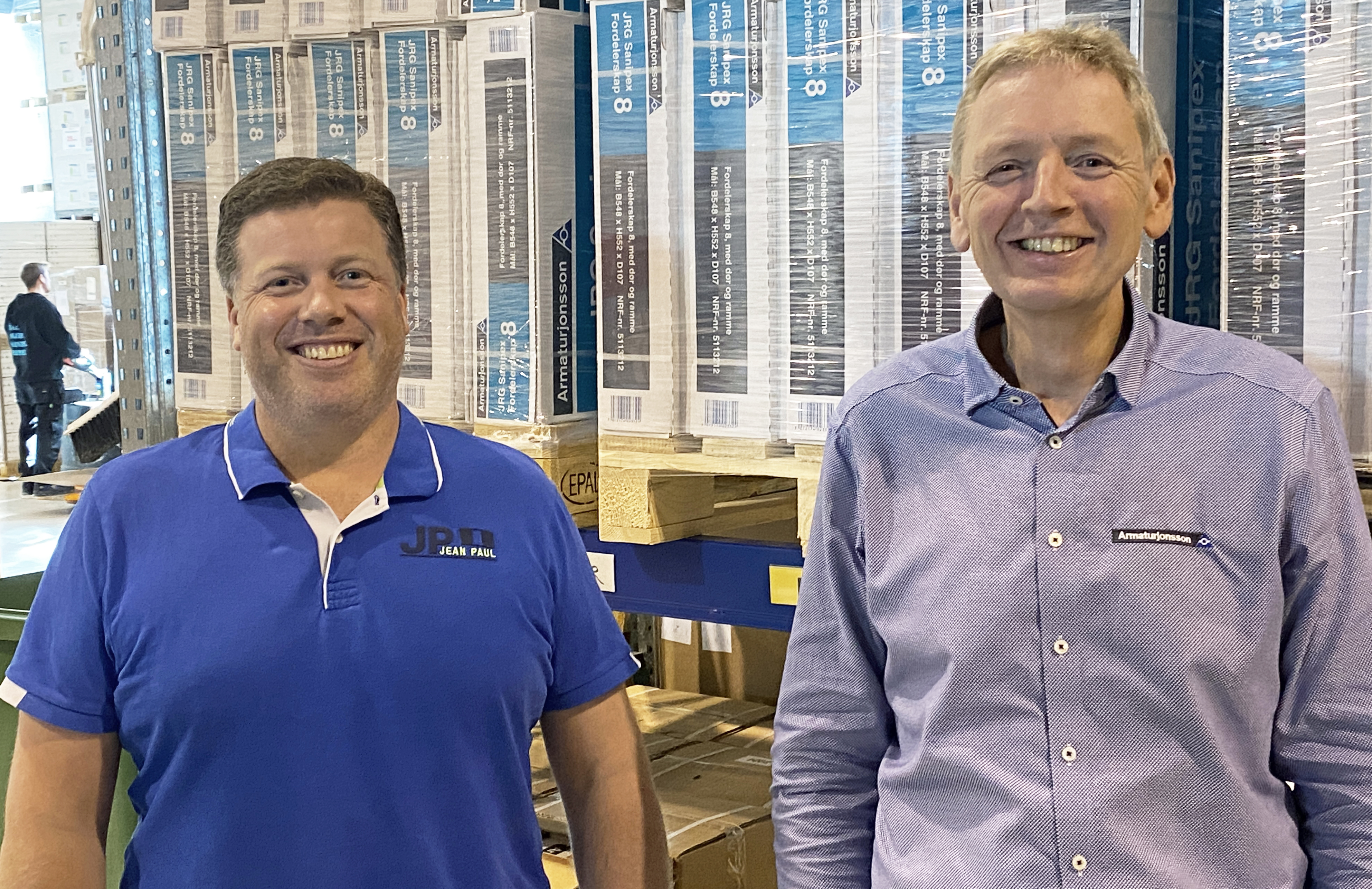 F.v.: Thorn Fredrik Hemsen med Kjell Bernt Kalland