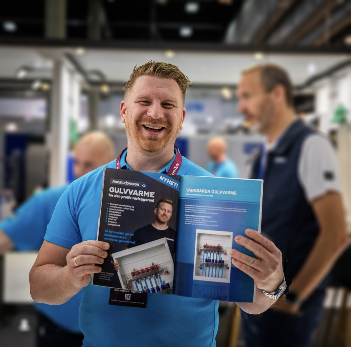 Robin Thomsen, produktsjef varme- automatikk- og vannbehandling (foto: Martin Håndlykken / NemiTek).